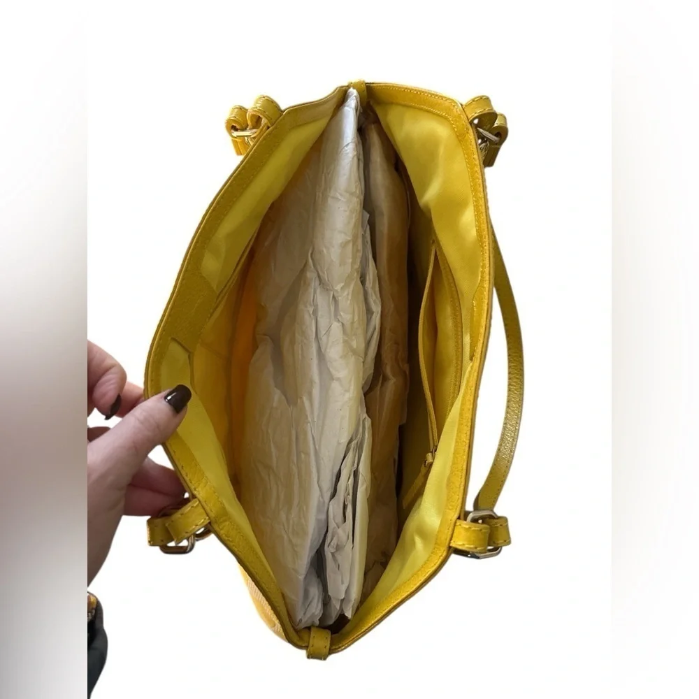 Kate Spade Jacques Mulberry Street Noel Shopper Bag Tote Yellow NWT